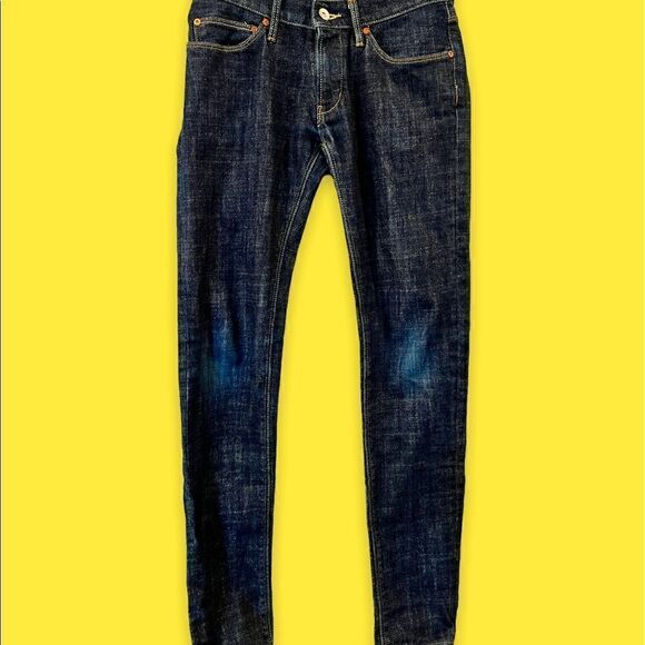 WESC Alessandro Mens Super Slim Denim Jeans, W28 L32 Worn By Actor On TV Show - Picture 5 of 6